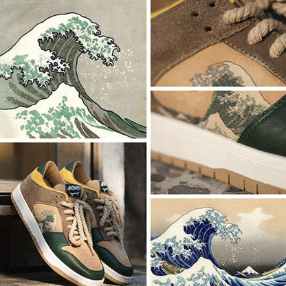 Sneakers "La grande onda di Kanagawa"